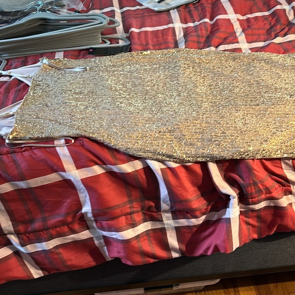 Brand new with tags Bebe gold sequined midi dress. I ordered a few dresses. - Picture 2 of 3